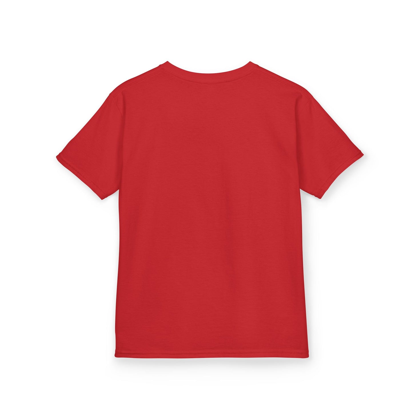 Red t-shirt on a white background