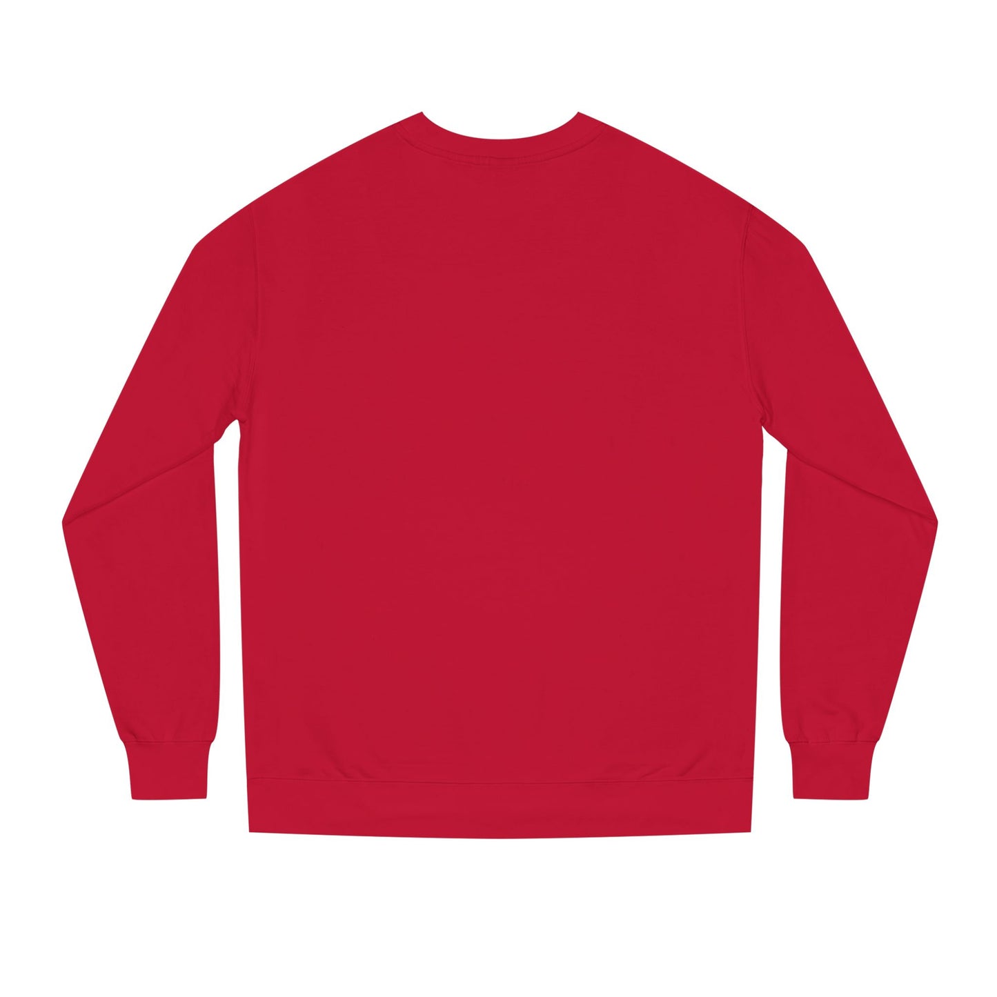 Red long-sleeve shirt on a white background by FIBRIO