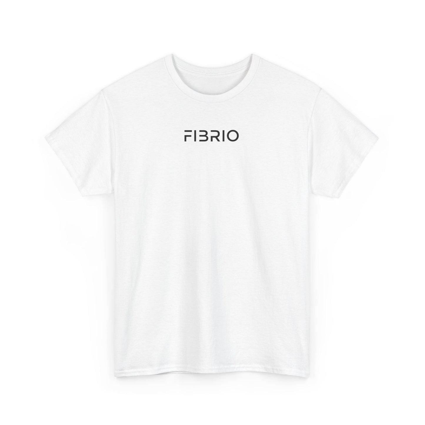 FIBRIO Urban Vibes T-Shirt Front View in White – Unisex Streetwear Tee