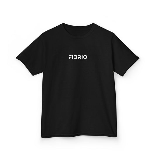 Black t-shirt with 'FIBRIO' logo