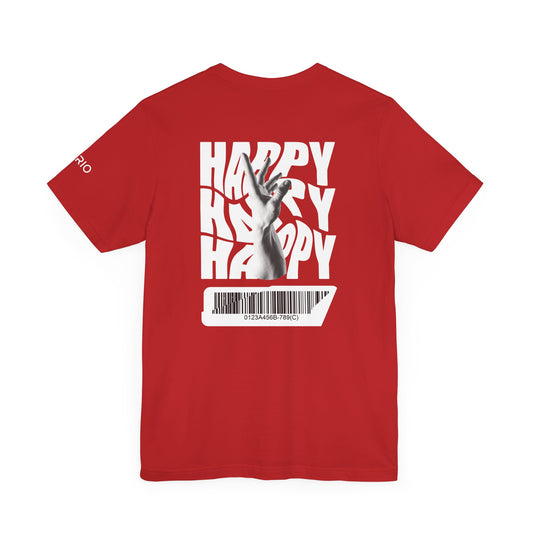 Aesthetic HAPPY Graphic Tee – Fibrio.