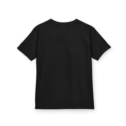 Black t-shirt on a white background by fibrio
