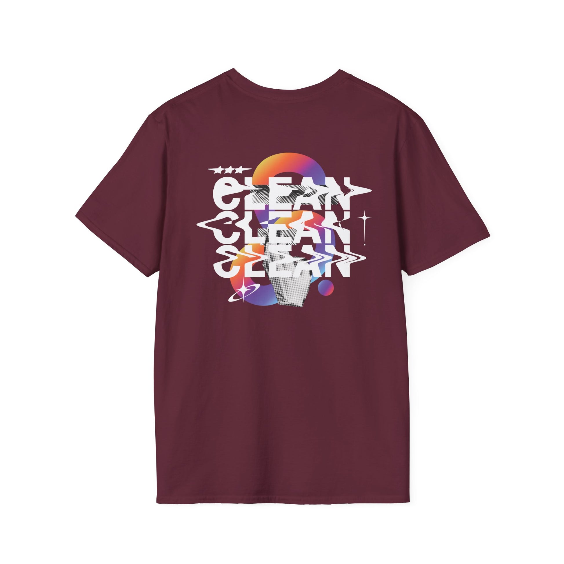 "FIBRIO Ocean Tee for Women back in sky blue – relaxed women’s t-shirt with ocean protection graphic, cotton polyester blend streetwear."