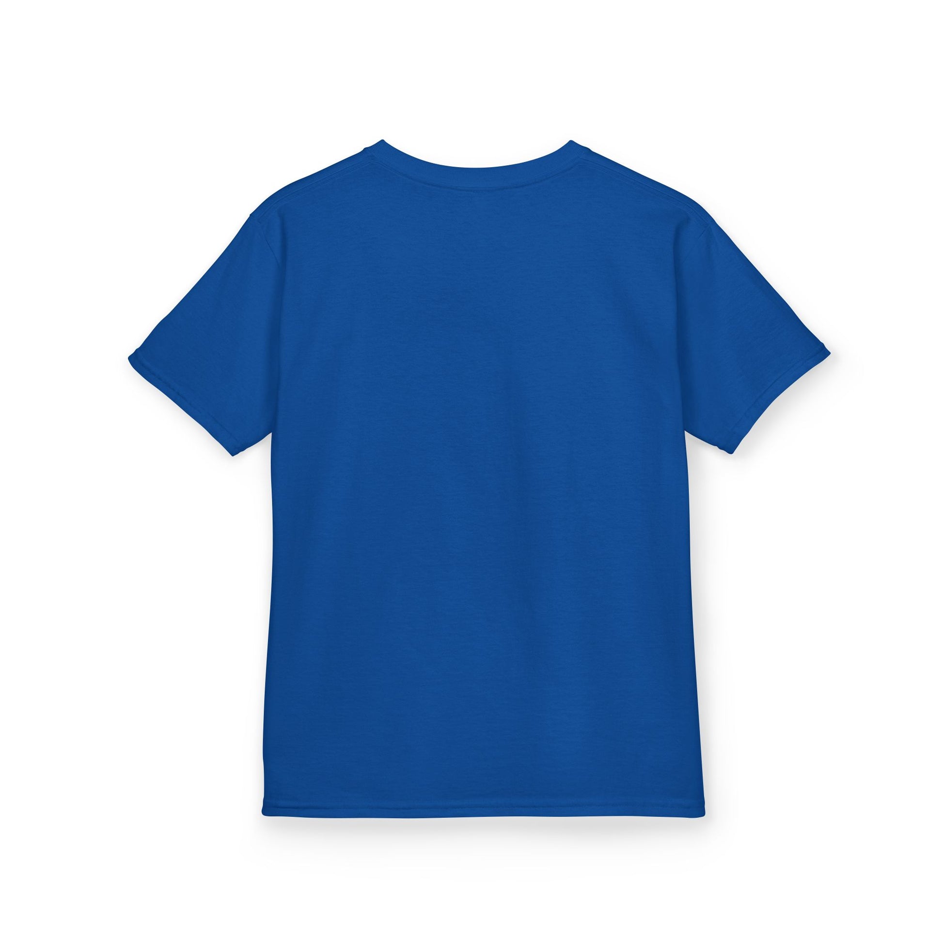 Blue t-shirt on a white background
