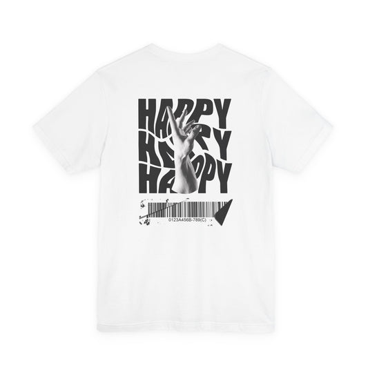 Unisex HAPPY Graphic Tee | FIBRIO