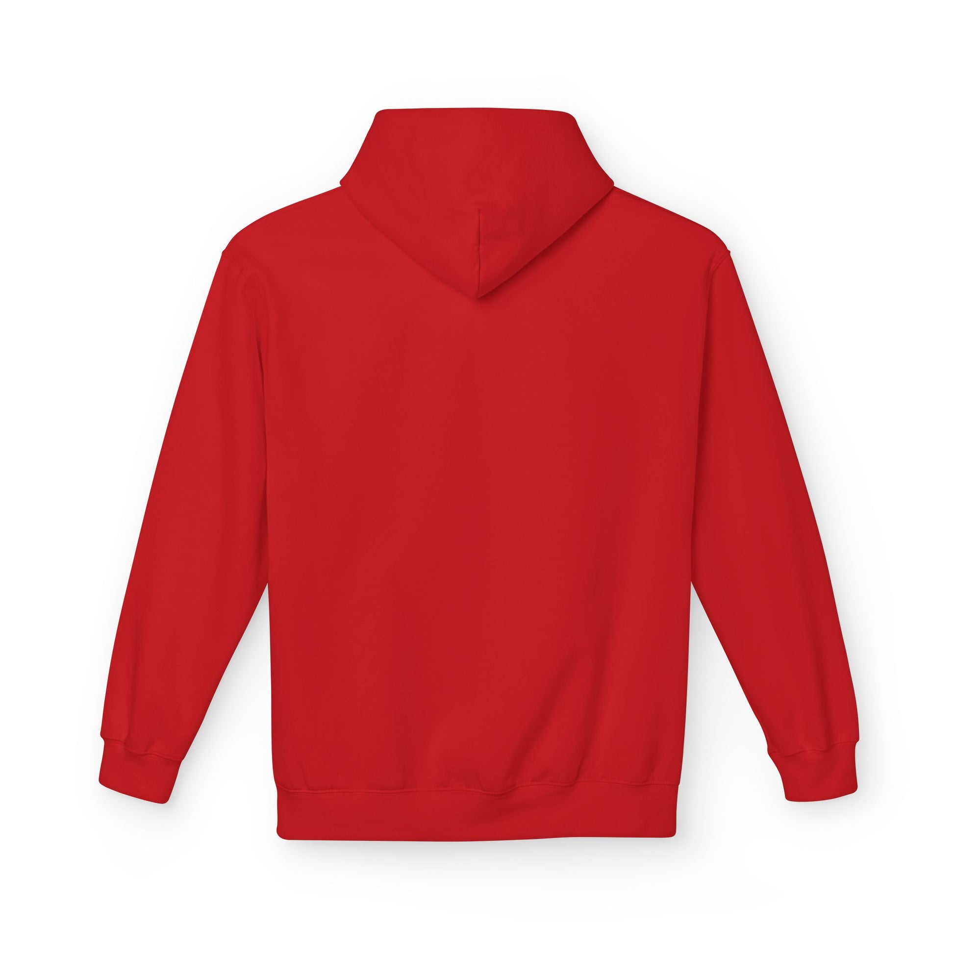 Red hoodie on a white background by FIBRIO