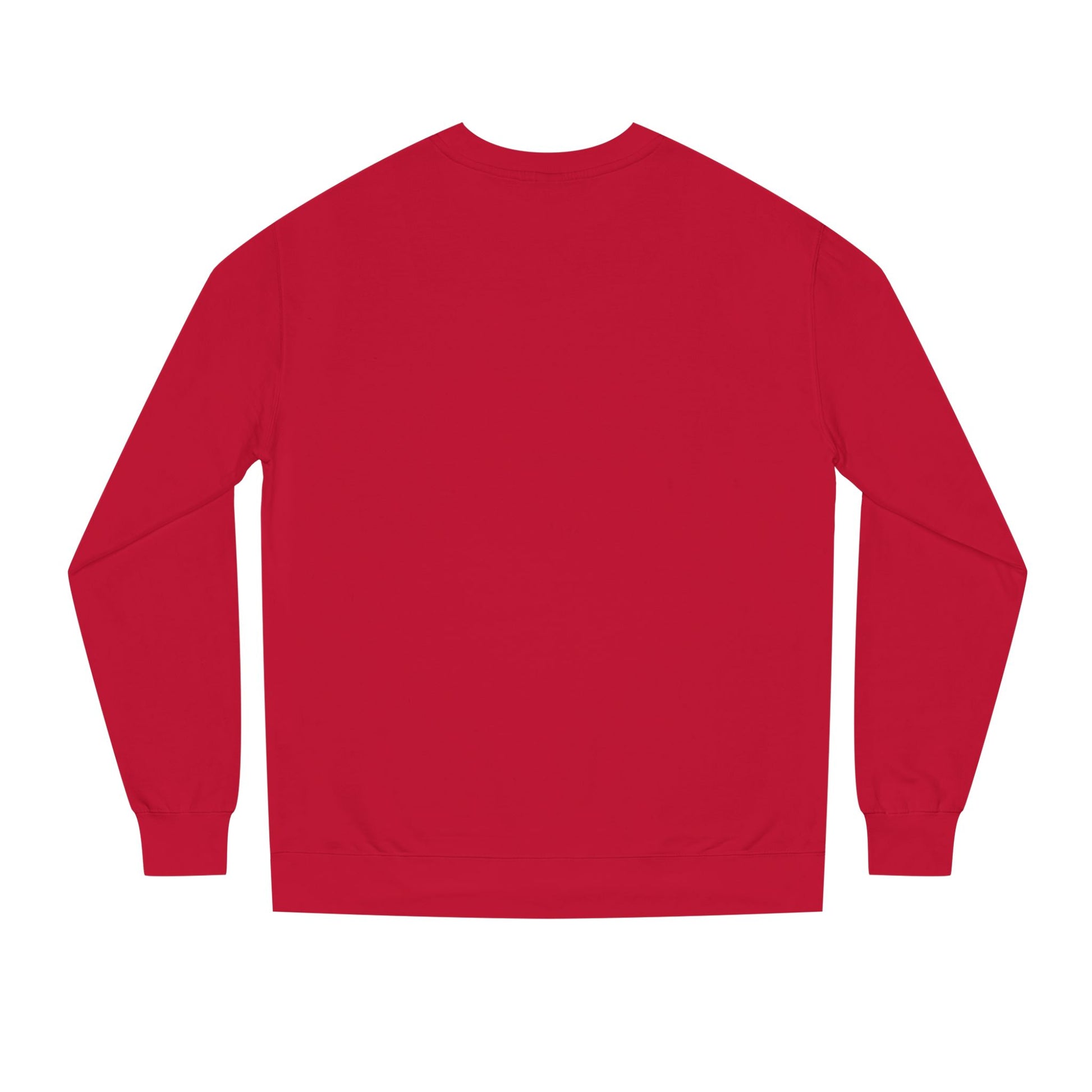 Red long-sleeve shirt on a white background by FIBRIO