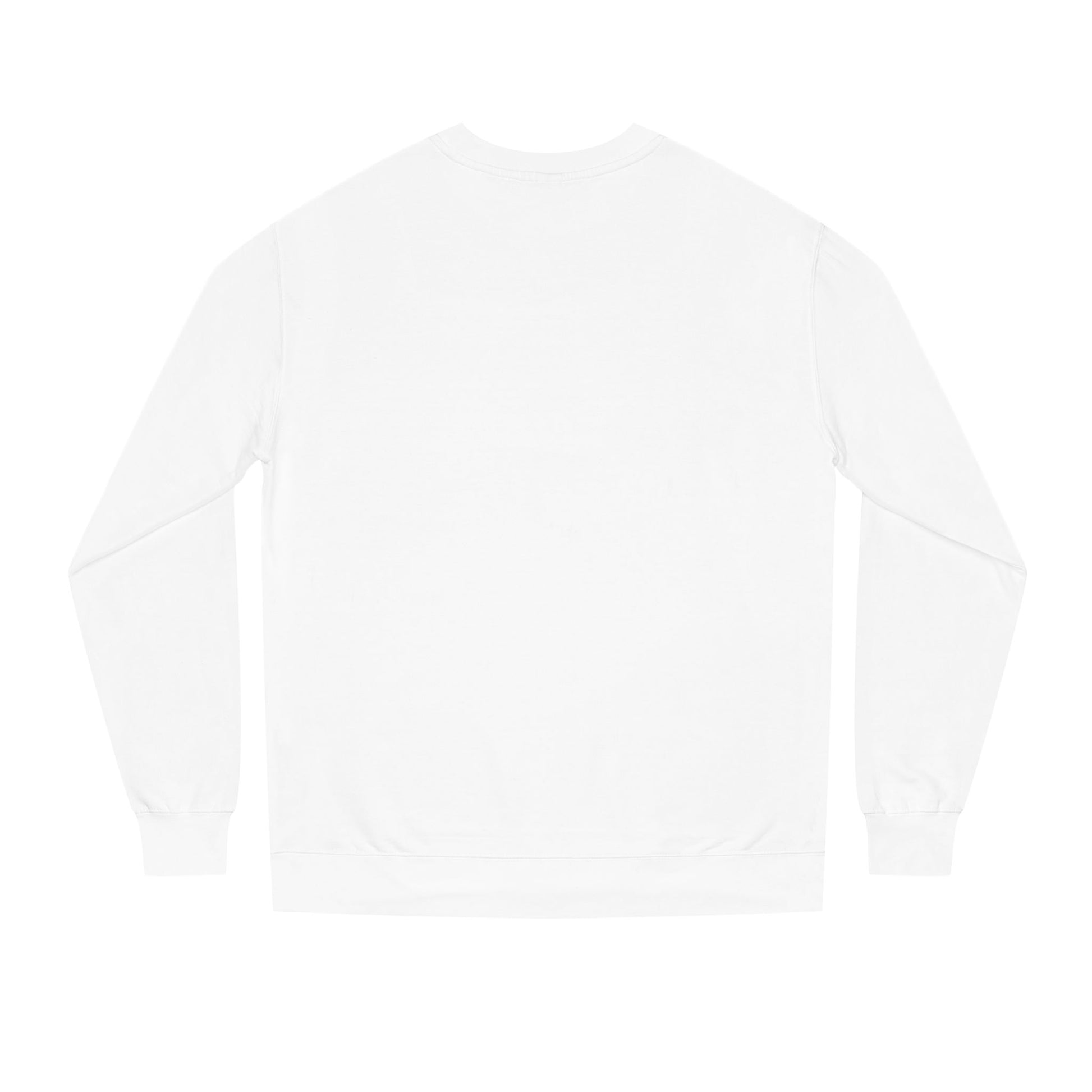 Plain white long-sleeve shirt on a white background by FIBRIO