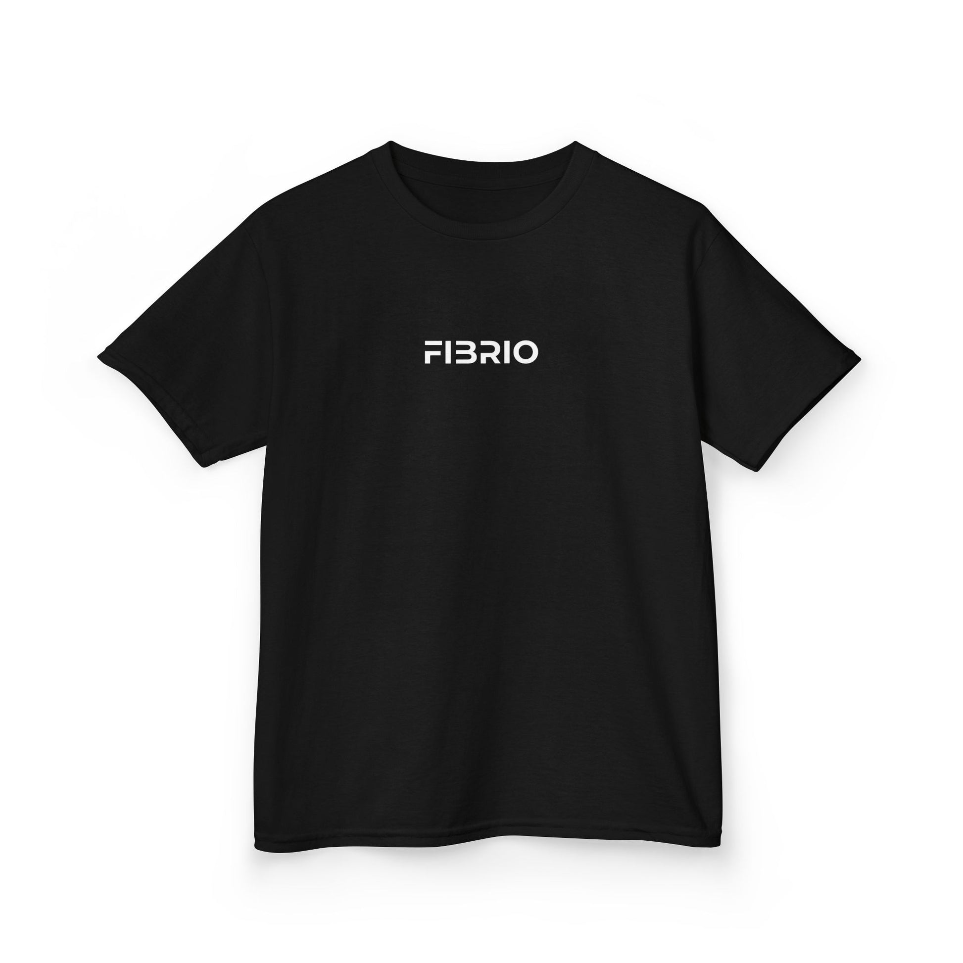 Black t-shirt with 'FIBRIO' logo