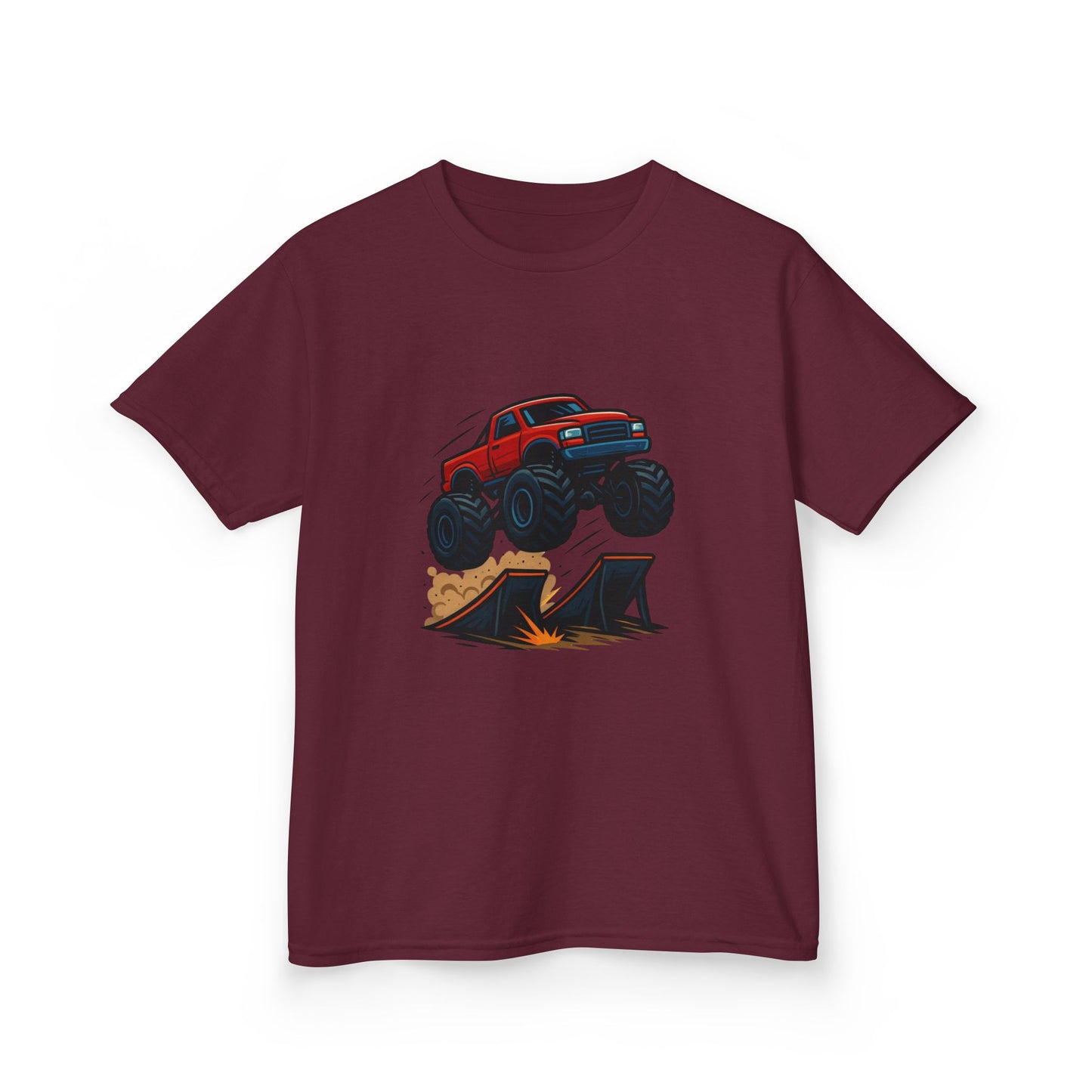 moster_truck_fibrio_boys_tshirt_front_maroon