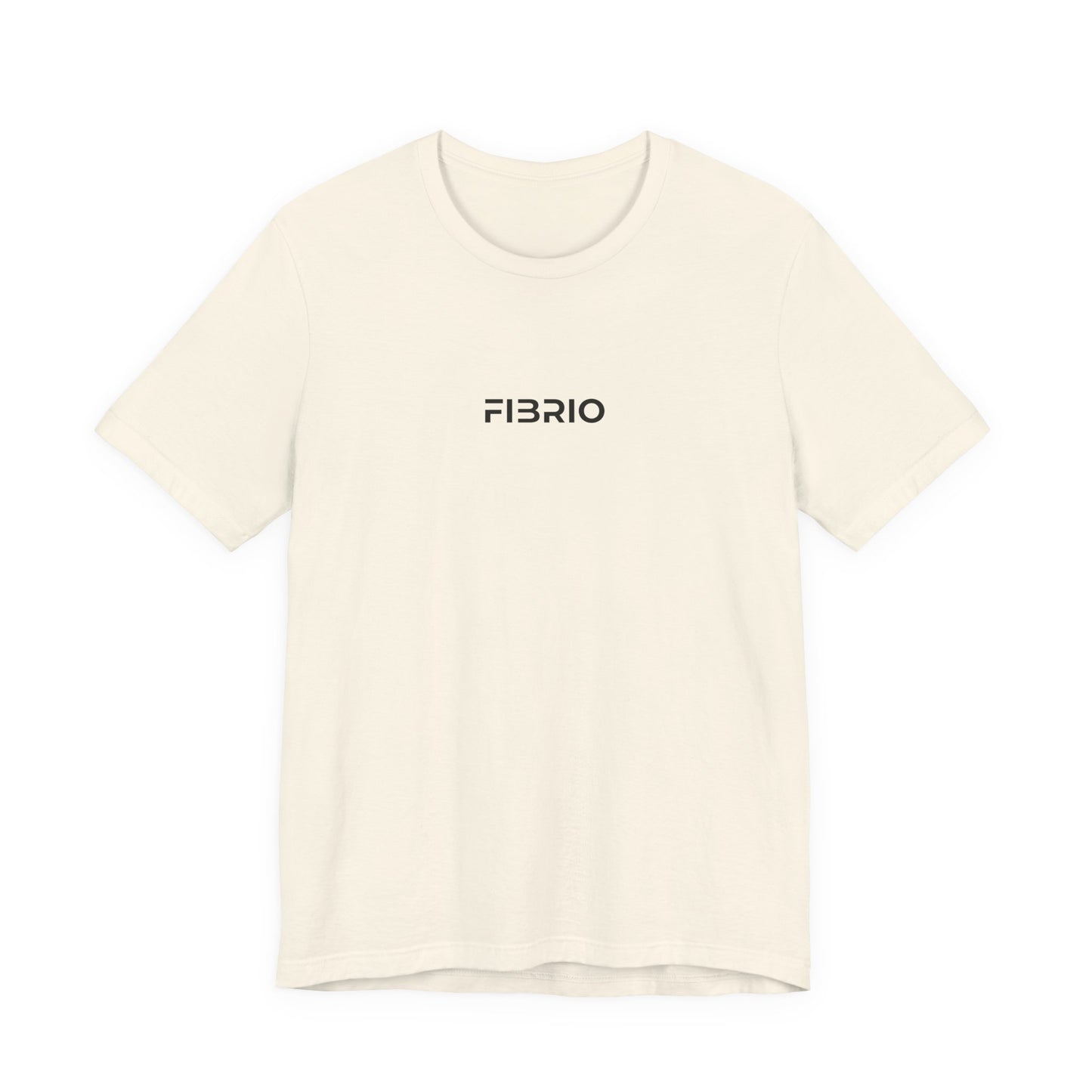 Cream t-shirt with 'FIBRIO' logo by Fibrio