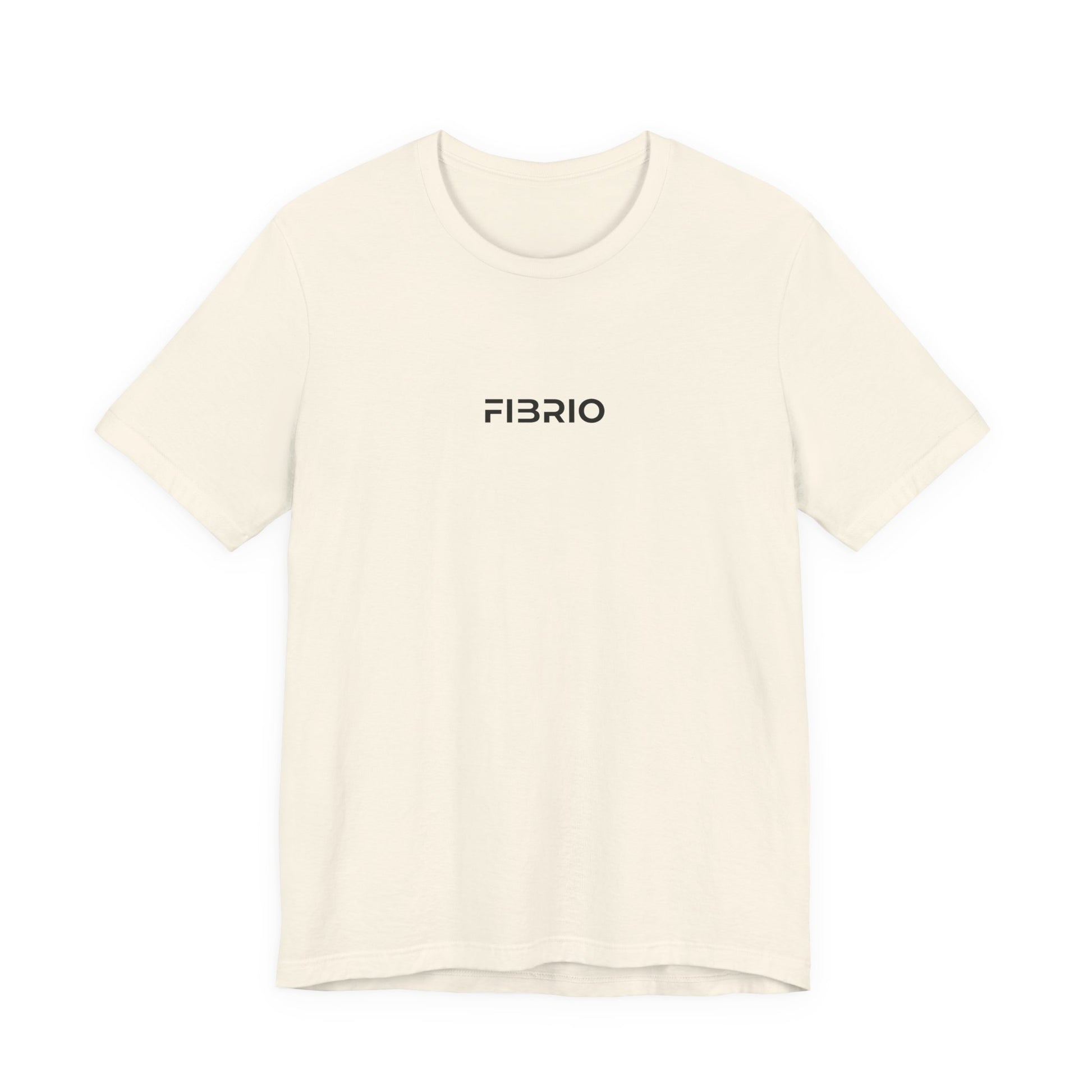 Cream t-shirt with 'FIBRIO' logo by Fibrio