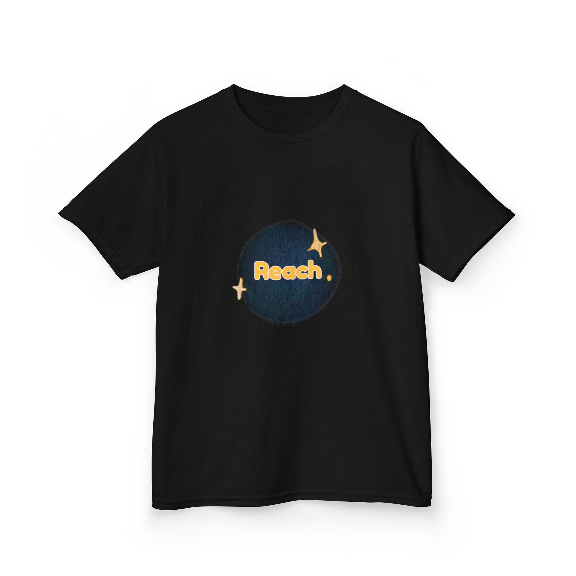Fibrio_reach_kids_tshirt_front_black