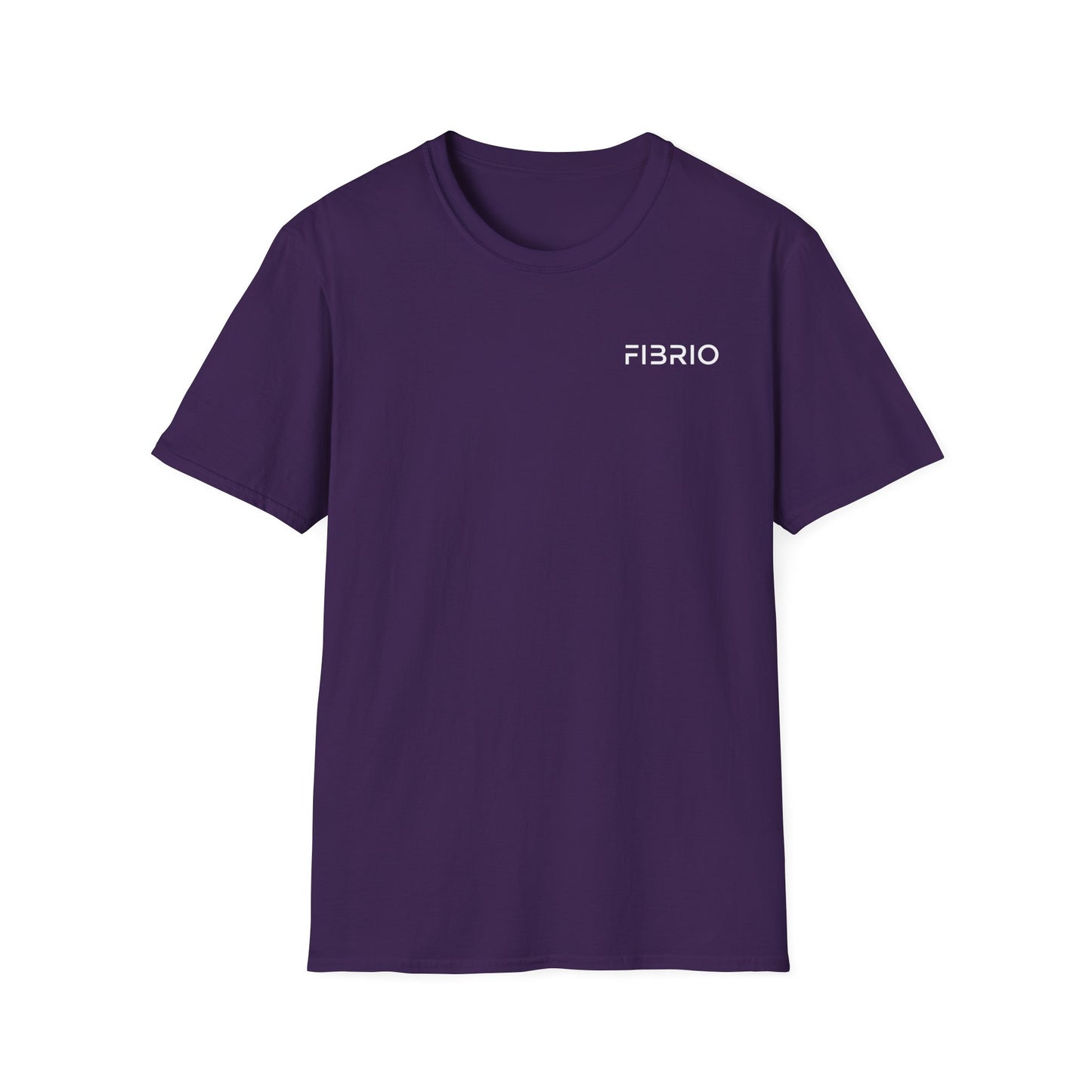 "FIBRIO Ocean Tee for Women front in purple – relaxed-fit t-shirt with bold Clean Ocean artwork, soft and durable streetwear style."