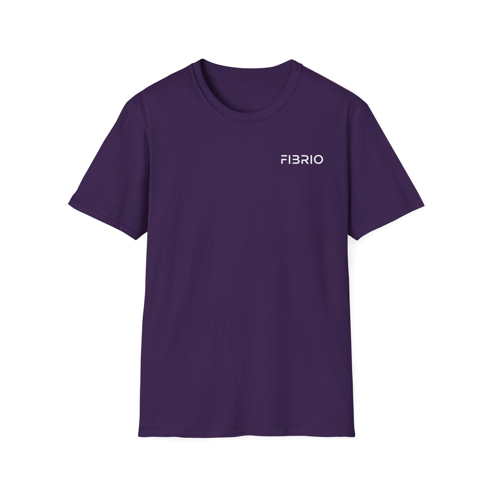 "FIBRIO Ocean Tee for Women front in purple – relaxed-fit t-shirt with bold Clean Ocean artwork, soft and durable streetwear style."