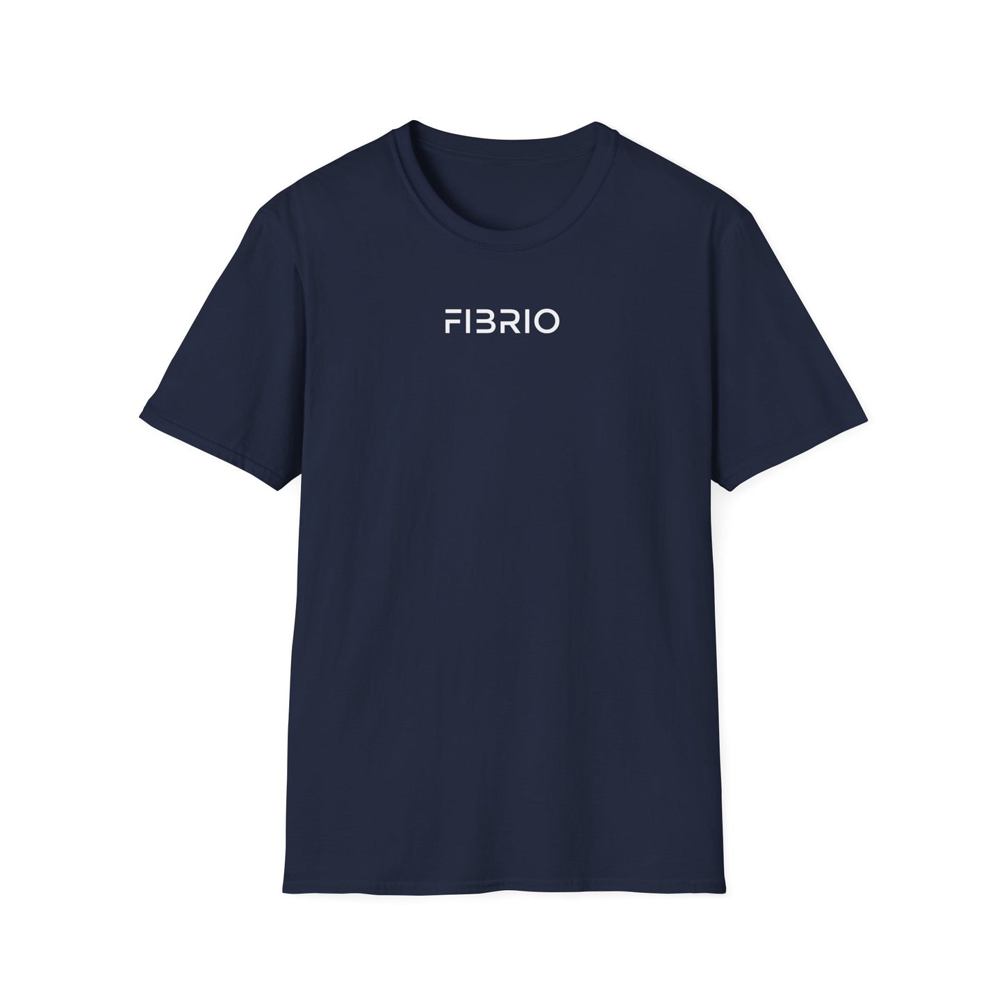 "FIBRIO Warrior Graphic T-shirt front in navy – relaxed-fit t-shirt with bold warrior graphic design, durable cotton blend streetwear style."