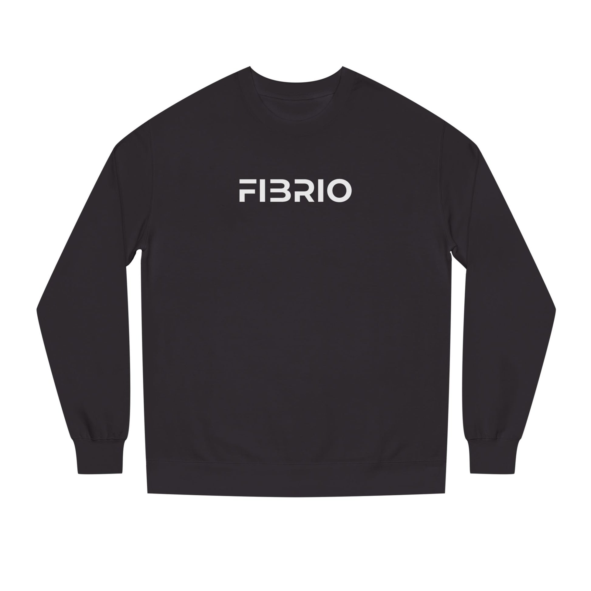 Black long-sleeve shirt with 'FIBRIO' logo on a white background