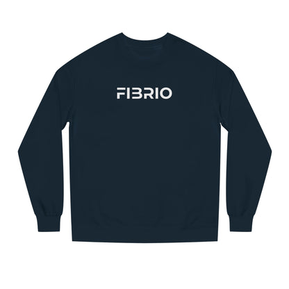 Navy long-sleeve shirt with 'FIBRIO' logo on a white background