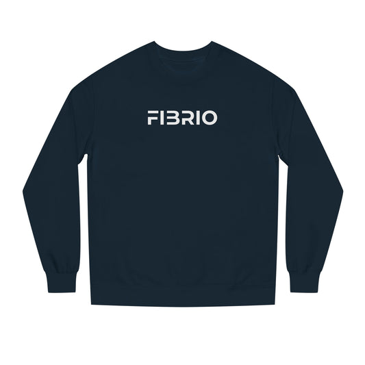 Navy long-sleeve shirt with 'FIBRIO' logo on a white background
