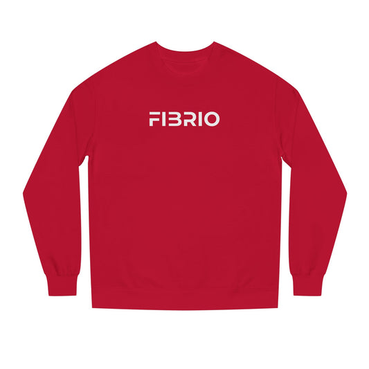 Red long-sleeve shirt with 'FIBRIO' logo on a white background